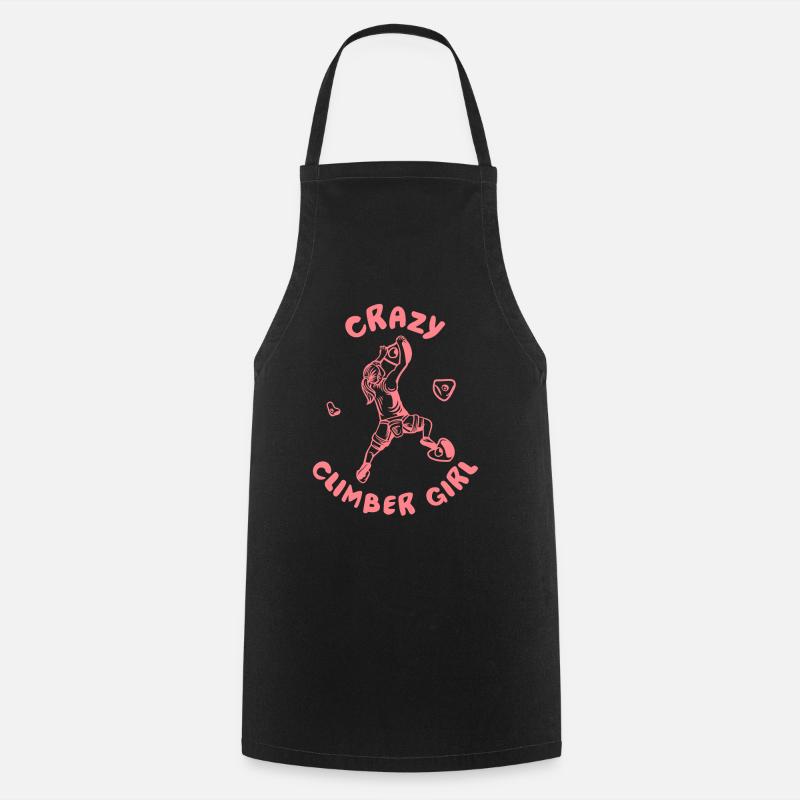 Escalade Alpinisme Grimpeurs - Tablier de cuisine - noir