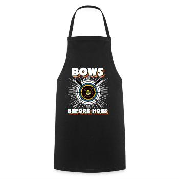 Longbow Archer 3D Archery - Cooking Apron - black - Front - AI Model Male 185 dark (185cm)
