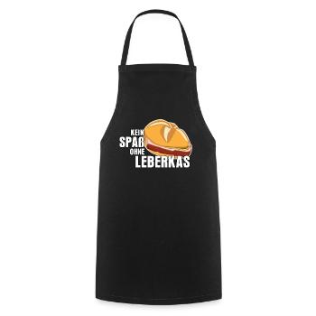 Leberkäse Fleischkas Spaß mit Leberkas - Kochschürze - Schwarz - Vorne - AI Model Male 185 dark (185cm)