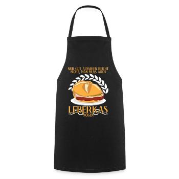 Leberkäse Spruch Fleischkas Leberkas - Kochschürze - Schwarz - Vorne - AI Model Male 185 dark (185cm)