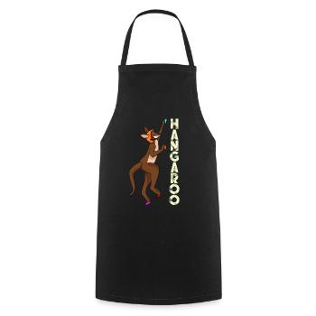 Kangourou Escalade Alpinisme Blouldern - Tablier de cuisine - noir - Devant - AI Model Male 185 dark (185cm)
