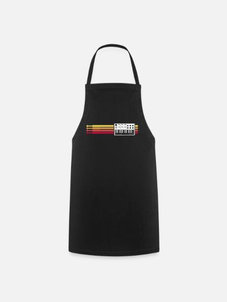Synthétiseur Rétro Synthétiseurs Modulaires - Tablier de cuisine - noir