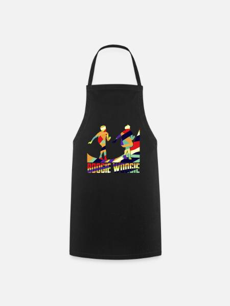 Boogie Woogie Boogie-Woogie Dancing Swing - Tablier de cuisine - noir