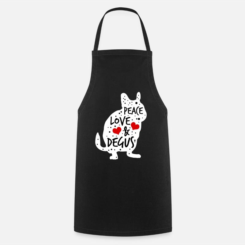 Degu Mignon Degus - Tablier de cuisine - noir