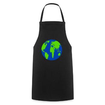 Klimaschutz Unsere Mudda Klimawandel - Kochschürze - Schwarz - Vorne - AI Model Male 185 dark (185cm)