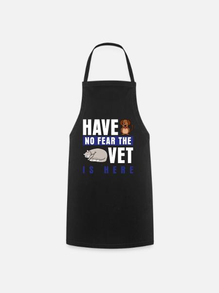 Veterinarian Veterinary Veterinary Practice - Cooking Apron - black