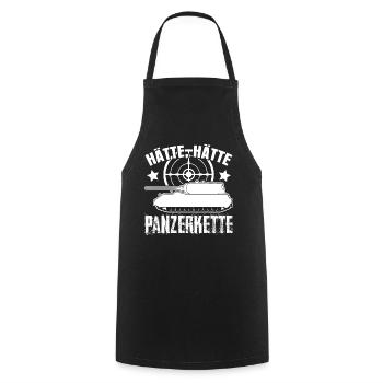 Panzergrenadier Feldjäger Panzer Soldat - Cooking Apron - black - Front - AI Model Male 185 dark (185cm)