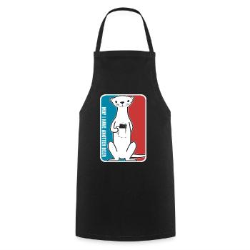 Otter Beer Otters - Cooking Apron - black - Front - AI Model Male 185 dark (185cm)