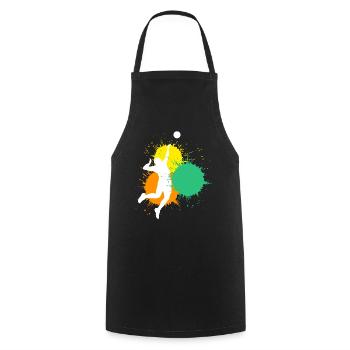 Volleyball Player Volleyball Player - Cooking Apron - black - Front - AI Model Male 185 dark (185cm)