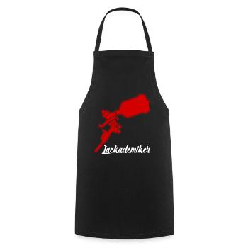 Autolackierer Airbrush Lackierer - Kochschürze - Schwarz - Vorne - AI Model Male 185 dark (185cm)