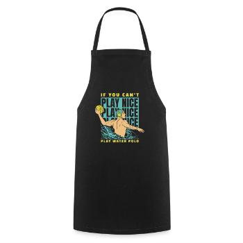 Wasserball Water Polo Sport - Cooking Apron - black - Front - AI Model Male 185 dark (185cm)
