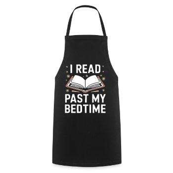 Bücher Buch lesen Bücherei Bibliothek Bücherwurm - Kochschürze - Schwarz - Vorne - AI Model Male 185 dark (185cm)