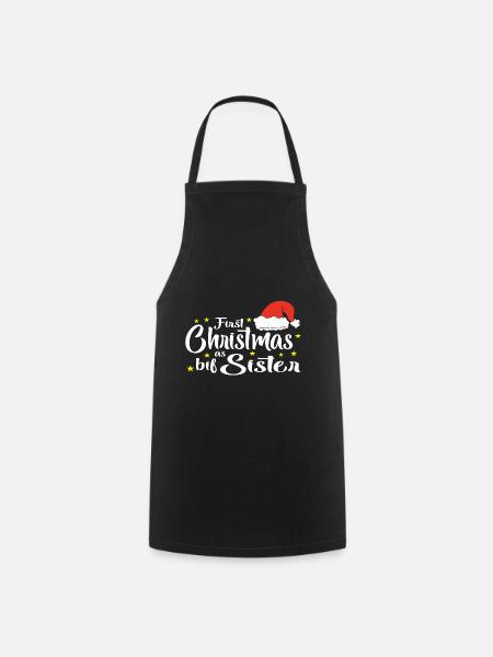 Merry Christmas Christmas Gift - Cooking Apron - black