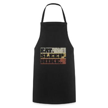 Tenue de plein air amusante pour les randonneurs - Tablier de cuisine - noir - Devant - AI Model Male 185 dark (185cm)