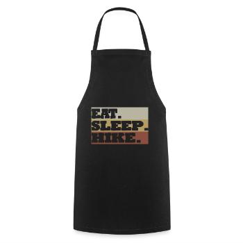 Tenue de plein air amusante pour les randonneurs - Tablier de cuisine - noir - Devant - AI Model Male 185 dark (185cm)