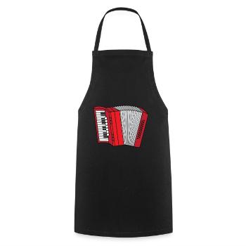Accordéon Accordéon T Shirt Cadeau Accordéon - Tablier de cuisine - noir - Devant - AI Model Male 185 dark (185cm)