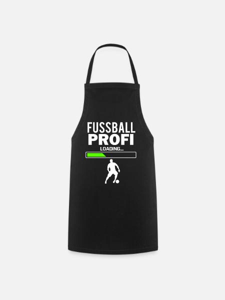 Fussball Fußball - Kochschürze - Schwarz