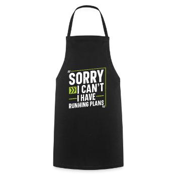 Sorry, I can't, I have others - Cooking Apron - black - Front - AI Model Male 185 dark (185cm)