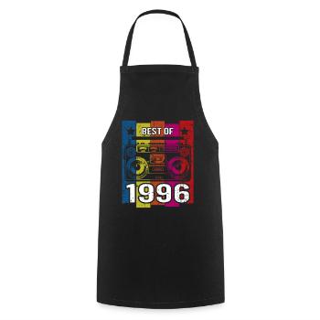 Best Of 1996 Stereo Radio Cassette Player - Cooking Apron - black - Front - AI Model Male 185 dark (185cm)