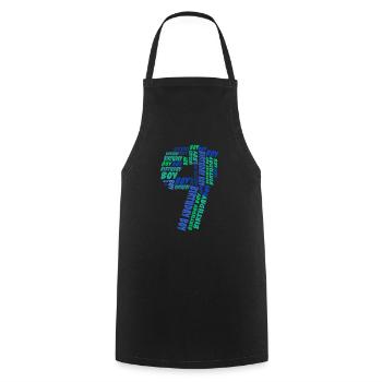 Birthday Boy 9th birthday | Boys - Cooking Apron - black - Front - AI Model Male 185 dark (185cm)