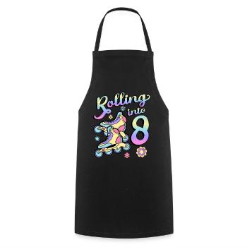 Rouler en 8 patins à roulettes Patins 8e année - Tablier de cuisine - noir - Devant - AI Model Male 185 dark (185cm)