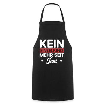 Kein Einzelkind Mehr Seit Juni Große Schwester - Kochschürze - Schwarz - Vorne - AI Model Male 185 dark (185cm)