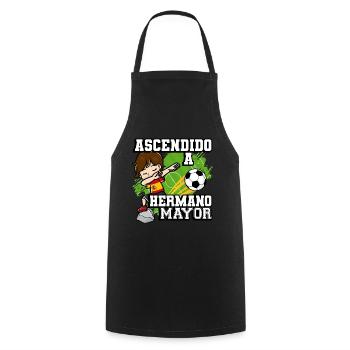 Ascendido A Hermana Mayor Footballer - Cooking Apron - black - Front - AI Model Male 185 dark (185cm)