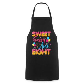Sweet Sassy And Eight Sprinkles Delicious - Kochschürze - Schwarz - Vorne - AI Model Male 185 dark (185cm)