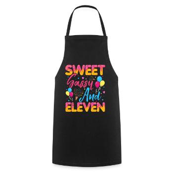 Sweet Sassy And Eleven Sprinkles Delicious - Kochschürze - Schwarz - Vorne - AI Model Male 185 dark (185cm)