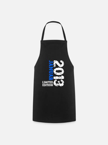 2013 Janvier Édition Limitée Déco Tenue D’anniversaire - Tablier de cuisine - noir