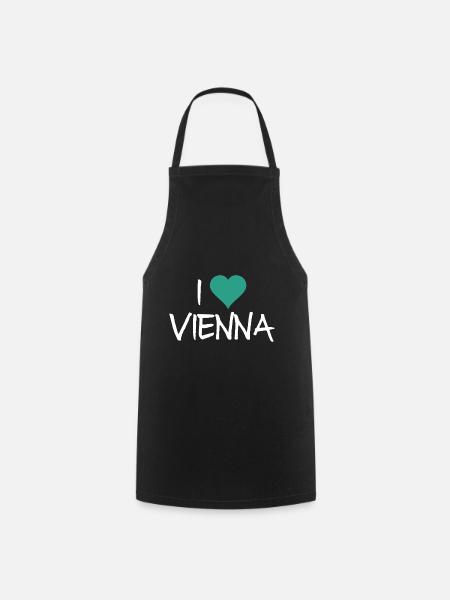 Wien - Kochschürze - Schwarz