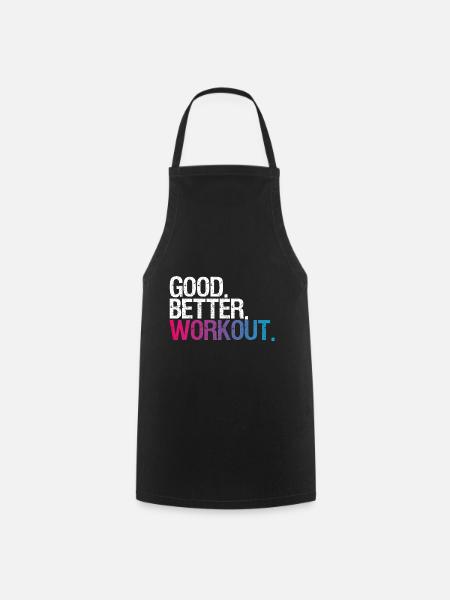 Workout - Kochschürze - Schwarz