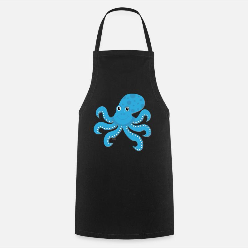Kraken - Kochschürze - Schwarz