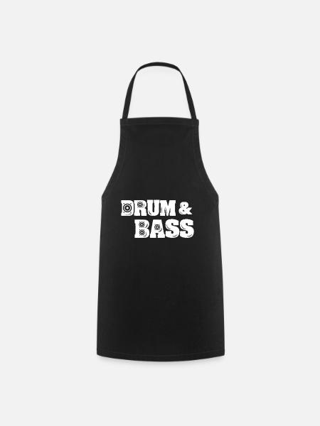 Drum & Bass - Tablier de cuisine - noir