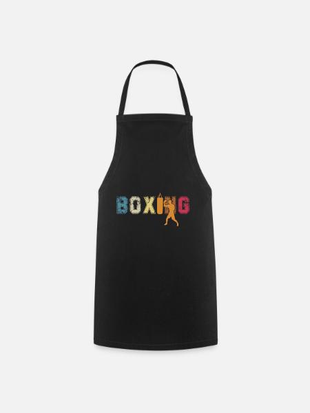 Boxen - Kochschürze - Schwarz