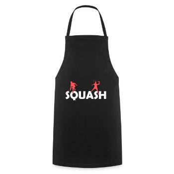 Squash - Kochschürze - Schwarz - Vorne - AI Model Male 185 dark (185cm)