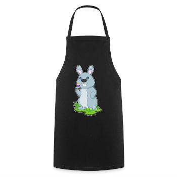 Bunny Popsicles - Cooking Apron - black - Front - AI Model Male 185 dark (185cm)