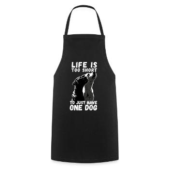 Dog Dog Owner Owner Owner Owner Pack - Cooking Apron - black - Front - AI Model Male 185 dark (185cm)