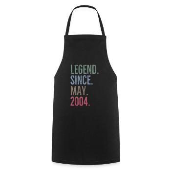 Légende depuis mai 2004 - Tablier de cuisine - noir - Devant - AI Model Male 185 dark (185cm)