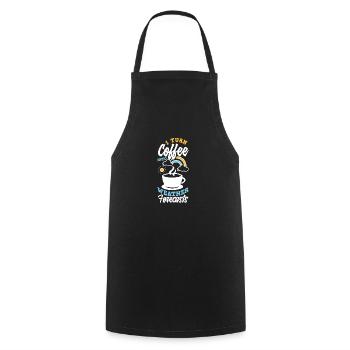 Meteorologist Meteorology Storm Chaser Gift - Cooking Apron - black - Front - AI Model Male 185 dark (185cm)