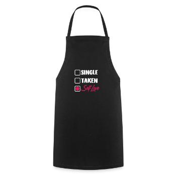 Feminismus Feministin - Kochschürze - Schwarz - Vorne - AI Model Male 185 dark (185cm)