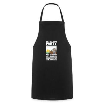 Lustiges Steuerberater Buchhalter Geschenk - Kochschürze - Schwarz - Vorne - AI Model Male 185 dark (185cm)