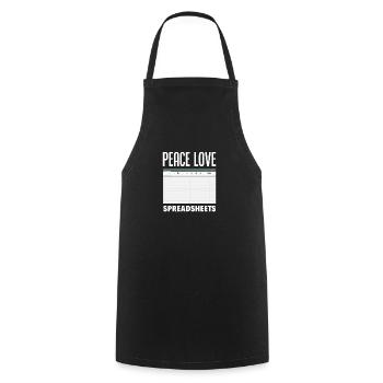 Drôle de cadeau comptable de conseiller fiscal - Tablier de cuisine - noir - Devant - AI Model Male 185 dark (185cm)
