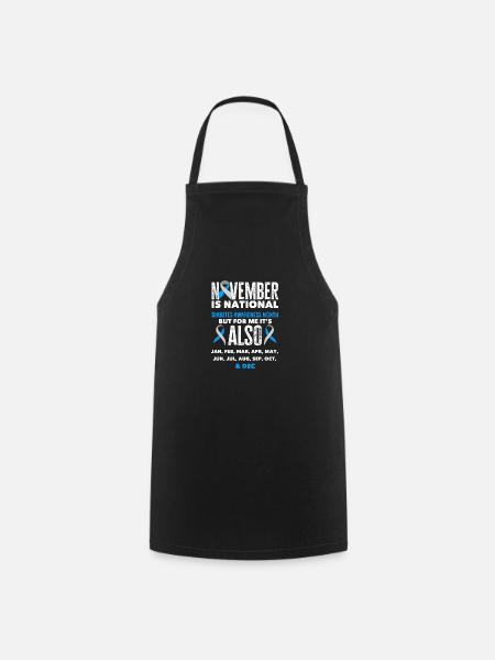 T1D Diabetes Typ 1 Diabetiker Geschenk - Förkläde - svart