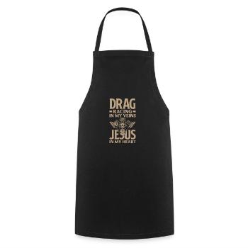 Lustiges Autorennen Auto Rennen Geschenk - Kochschürze - Schwarz - Vorne - AI Model Male 185 dark (185cm)