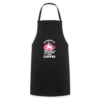 Cute Ballerina Ballet Dancer Gift - Cooking Apron - black - Front - AI Model Male 185 dark (185cm)