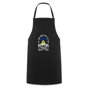 Drôle de cadeau extraterrestre extraterrestre - Tablier de cuisine - noir - Devant - AI Model Male 185 dark (185cm)