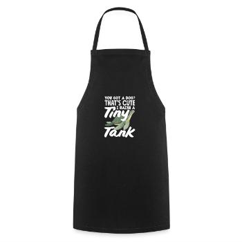 Turtle Sea Turtle Gift - Cooking Apron - black - Front - AI Model Male 185 dark (185cm)