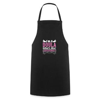 Doula Geschenk Doula Doulas - Kochschürze - Schwarz - Vorne - AI Model Male 185 dark (185cm)