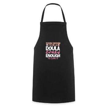 Doula Geschenk Doula Doulas - Kochschürze - Schwarz - Vorne - AI Model Male 185 dark (185cm)